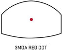 Sig Sauer SOR31002 Romeo 3 Miniature Reflex Sight with Riser 1x25mm 3 MOA Red Dot Reticle Graphite - Middletown Outdoors