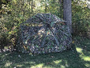Cooper Hunting 2020 Big Tom Ground Blind with 3D Leafy Mossy Oak/NWTF Obsession Pattern Designed for Still Hunting or Run and Stalk