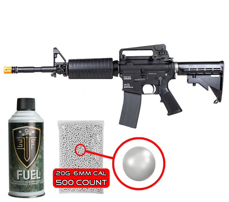 KWA LM4 PTR GBBR - Gas Blowback Airsoft Rifle, Green Gas Powered - Middletown Outdoors