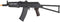KWA AKG-74SU Gas Blowback Airsoft Rifle/GBBR, Green Gas Powered - Middletown Outdoors