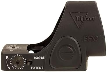 Trijicon SRO Sight Adjustable LED 1.0 MOA Red Dot, Black