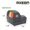 AXEON - MDPR1 - Micro Dot Pistol Sight - Red LED