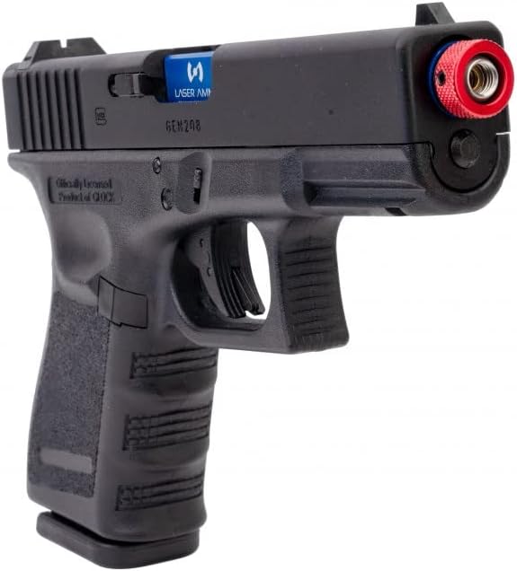 Laser Ammo Glock 19 Recoil Enabled Training Pistol, Green Gas Powered, with Red SureStrike™ Laser (Class I, 3.5mW)