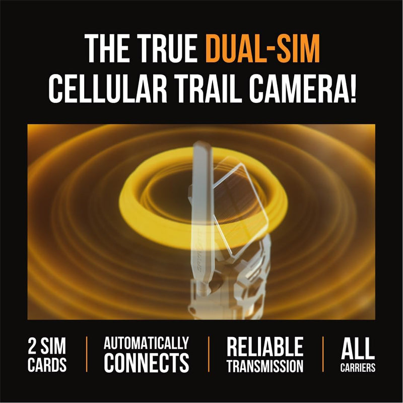 SPYPOINT Flex-S Solar Cellular Trail Camera, Integrated Solar Panel, On-Demand Capable, LTE Connectivity, 100-foot Flash/Detection Range, 0.3S Trigger Speed, Internal Battery, Optional Battery Backup