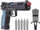 Bundle Laser Ammo Recoil Enabled Dry Fire Laser Training Device, SureStrike Laser. Includes LASERPET Target System & 5 CO2 Capsules (CZ Shadow 2 Invisible)