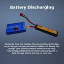 Digital Charger Lithium Ion Battery Charger Li-Poly Lipo Balance Charging, Over Charge Protection Voltage Meter Full Charge Alarm Fast Charging Safe Discharging - 2S 3S 4S Battery for Airsoft/RC Toy