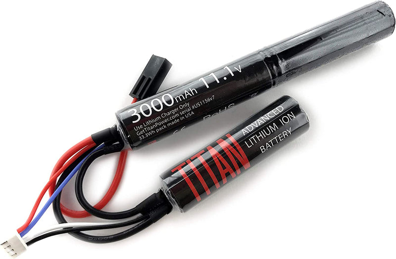 Titan 3000mAh 11.1v Nunchuck Tamiya Airsoft Battery