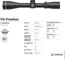 Leupold VX-Freedom 3-9x40mm Riflescope 350 Legend - Middletown Outdoors