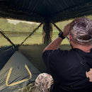 AYIN 3D Leaf Pop Up Hunting Blind, See Thru Ground Blind Fits 2-6 People - Middletown Outdoors