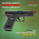 Laser Ammo G19 Recoil Enabled SureStrike Training Laser Device (Red Laser) - Middletown Outdoors