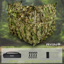 AYIN 3D Leaf Hunting Blind, 3-Panel Stalker Wall Ground Blind Fits 1-2 Hunters - Middletown Outdoors