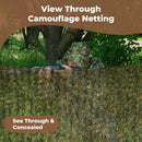 Ayin Tactical Leafy Camo Netting Hunting Blind Material 5x12 - Autumn Brown - Middletown Outdoors