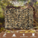 Ayin Tactical Leafy Camo Netting Hunting Blind Material 5x12 - Autumn Brown - Middletown Outdoors