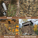 Ayin Tactical Leafy Camo Netting Hunting Blind Material 5x12 - Autumn Brown - Middletown Outdoors