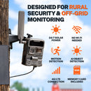 Barn Owl RangeCam Live Cellular Security Camera System – Off-Grid Monitoring with Solar Power, No WiFi, Works on All U.S. Networks - Middletown Outdoors