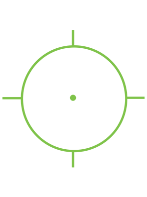 EOTECH XPS2-0GRN Holographic Weapon Sight 68 MOA Ring w/ 1 MOA Center Green Dot