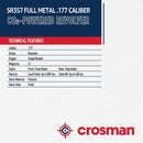 Crosman SR357 .177 Caliber Full Metal CO2 Air Gun CRVL357S