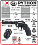 Umarex Colt Python .177 Caliber Air Pistol CO2 Revolver (2254040) - Middletown Outdoors