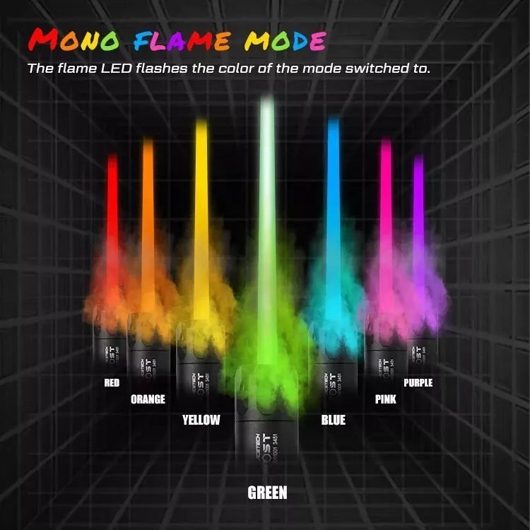 AceTech BIFROST Airsoft Tracer w/ Multi Color Flame RGB Muzzle Flash 14mm CCW