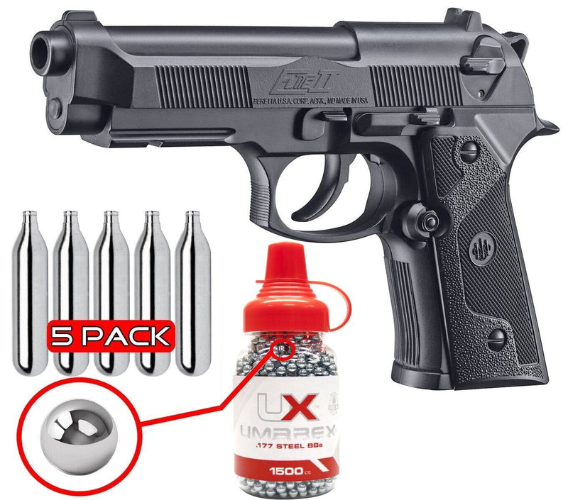 Umarex Beretta Elite II Air Pistol, .177 Cal, CO2 Powered, 410FPS (2253003) - Middletown Outdoors
