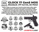 Umarex Glock 17 Gen5 MOS .177 Caliber  Air Pistol Blowback MOS with RDS8 Optic (2255236) - Middletown Outdoors