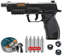 Umarex SA10 Air Pistol .177 Caliber Blowback Dual Ammo Pellet / BB Gun - Up To 420 FPS (2252113)