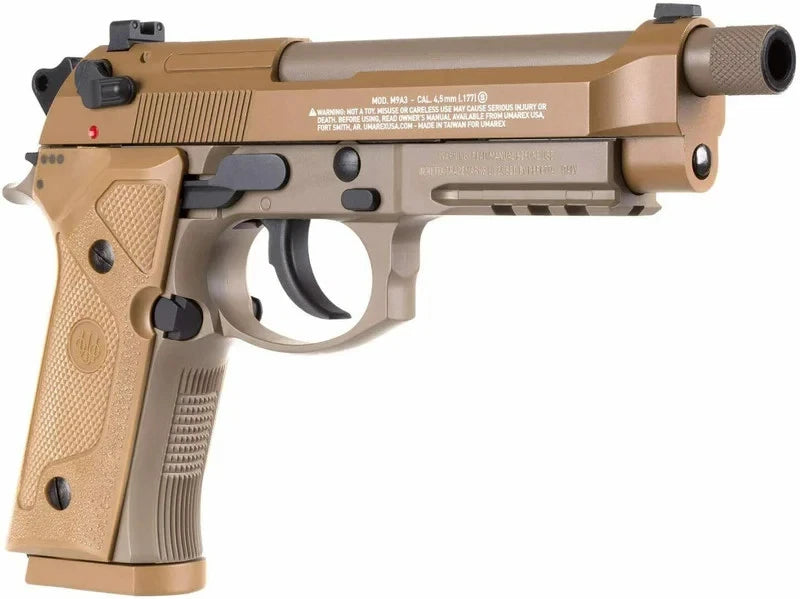 Beretta M9A3 .177 Cal Air Pistol, Full Auto Blowback BB Gun (2253024)