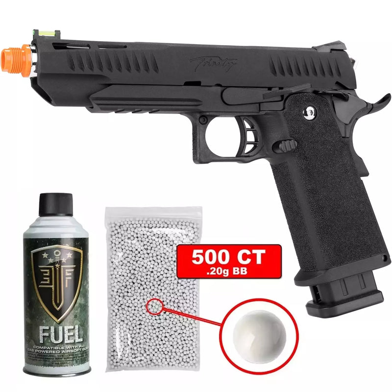 Umarex x Modify-Tech Trinity Hi-Capa Airsoft Pistol, Green Gas Blowback GBB (2279605)
