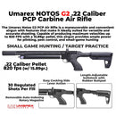 Umarex Notos G2 Carbine .22 Caliber PCP Air Rifle 800+ FPS, Gen 2 (2254852)