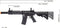 Lancer Tactical M4 Airsoft Rifle SD RIS Rail + Battery & Charger, Black (Gen 2)