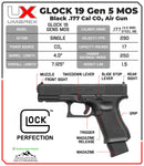 Umarex GLOCK 19 MOS Gen 5 .177 Cal CO2 Blowback Air Pistol (2255230) - Middletown Outdoors