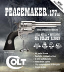 Umarex Colt Peacemaker .177 Caliber Metal Pellet Gun CO2 Revolver (2254051)