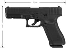 Umarex Glock 17 Gen5 MOS .177 Caliber  Air Pistol Blowback MOS with RDS8 Optic (2255236) - Middletown Outdoors