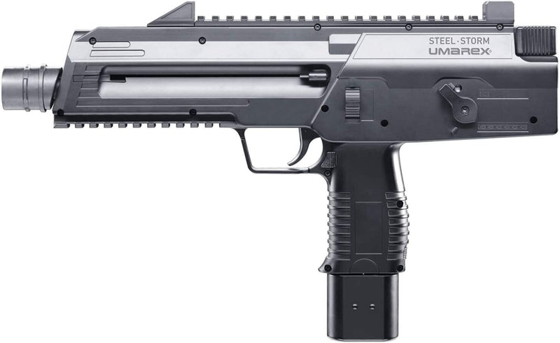 Umarex Steel Storm .177 Caliber Air Pistol SMG with 6 Round Burst Fire