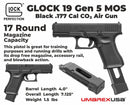 Umarex GLOCK 19 MOS Gen 5 .177 Cal CO2 Blowback Air Pistol (2255230) - Middletown Outdoors