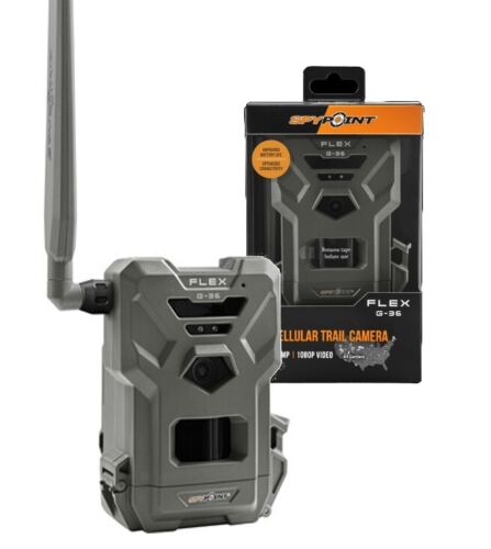 SPYPOINT Flex G-36 Cellular Trail Camera, 36MP Photos and 1080p Videos with Sound, GPS Enabled, Dual-Sim LTE Connectivity, 100' Flash & Detection Range, Responsive Trigger up to .3S… - Middletown Outdoors