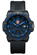 Luminox Mens Watch Evo Navy Seals Colormark Black Blue (XS.3053 Series) - 200 Meter Water Resistant Day Date Indication Lightweight Carbon Case