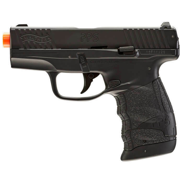 Umarex Walther PPS M2 Airsoft Pistol, CO2 Blowback, 6mm BB, 300FPS - Includes 5 CO2 Capsules (2272817)