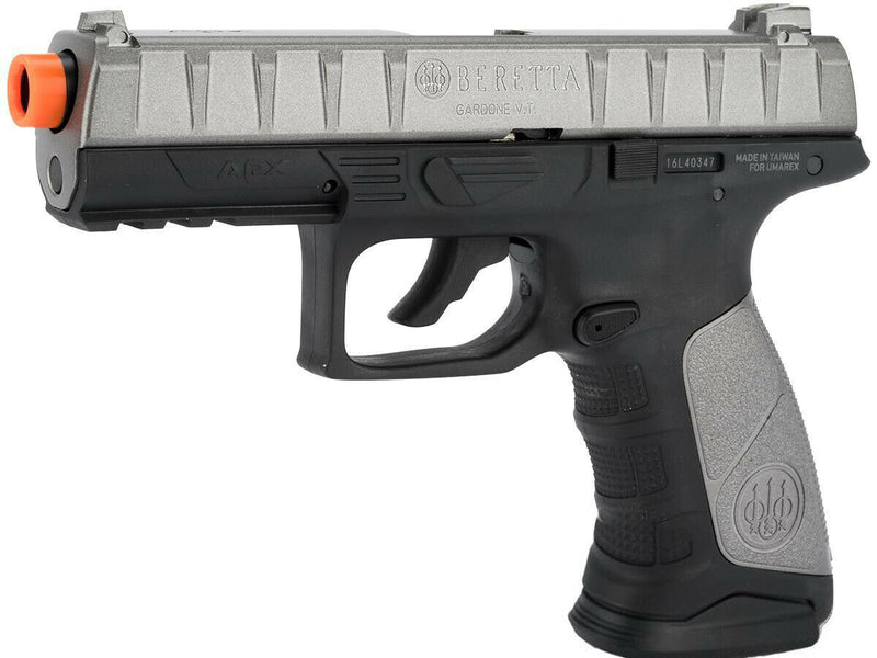 Umarex Beretta APX Airsoft Pistol, CO2 Blowback, 6mm BB, 310FPS - Includes 5 CO2 Capsules & 500 .20G BB's (2274306)