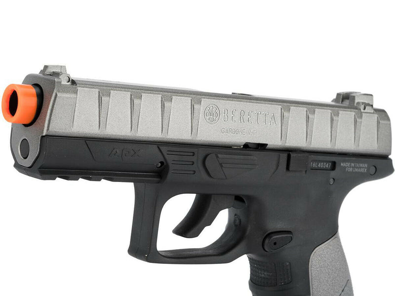 Umarex Beretta APX Airsoft Pistol, CO2 Blowback, 6mm BB, 310FPS - Includes 5 CO2 Capsules & 500 .20G BB's (2274306) - Middletown Outdoors