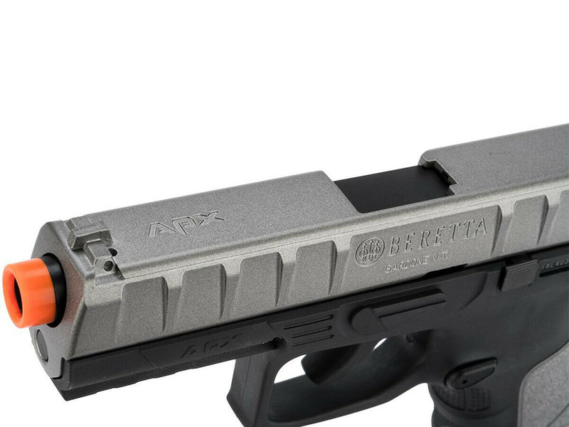 Umarex Beretta APX Airsoft Pistol, CO2 Blowback, 6mm BB, 310FPS - Includes 5 CO2 Capsules & 500 .20G BB's (2274306) - Middletown Outdoors