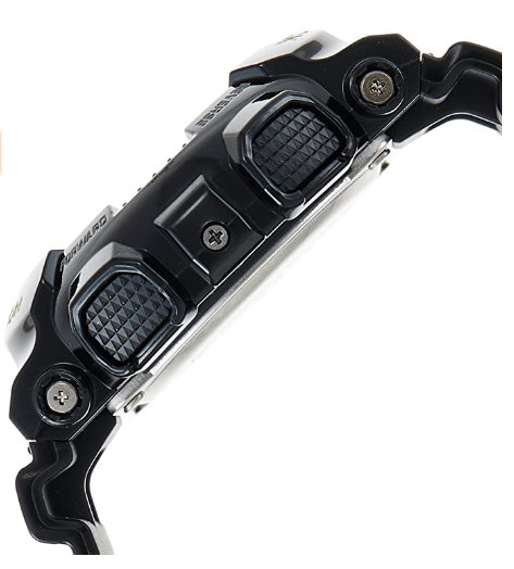 Casio Men's XL Series G-Shock Quartz 200M WR Shock Resistant Resin Color: Black & Gold (Model GD-100GB-1ACR)