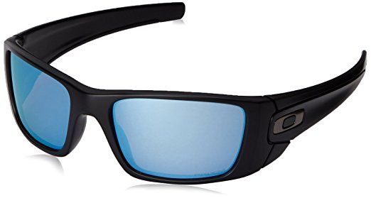 Oakley Men's Fuel Cell OO9096-D8 Polarized Wrap Sunglasses, Matte Black, 60 mm - Middletown Outdoors