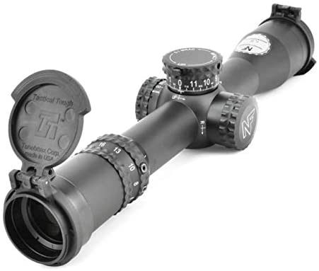 Nightforce Optics 4-16x42 ATACR Series Riflescope, Matte Black with DigIllum Illuminated First Focal Plane MOAR Reticle, 34mm Tube, Side Parallax Adjust, .250 MOA - Middletown Outdoors