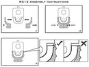 Recover Tactical RC12 Glock 17 & 22 Gen 1 and Gen 2 Rail Adapter Mount