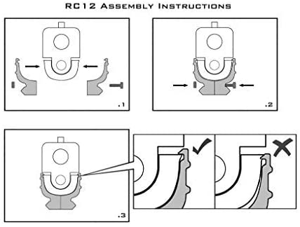 Recover Tactical RC12 Glock 17 & 22 Gen 1 and Gen 2 Rail Adapter Mount