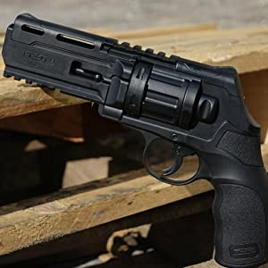 Umarex TR50 Paintball Pistol, .50 Cal CO2 Revolver, 360 FPS (2292112)
