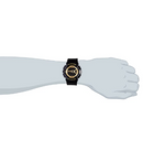 Casio Men's XL Series G-Shock Quartz 200M WR Shock Resistant Resin Color: Black & Gold (Model GD-100GB-1ACR) - Middletown Outdoors