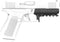 Recover Tactical  GR43, and GR48 Picatinny Rail for The Glock  43, 43x, 48 - Easy Installation, No Mods Required to Your Firearm, no Need for a Gunsmith. Installs in Under 3 Minutes - Middletown Outdoors