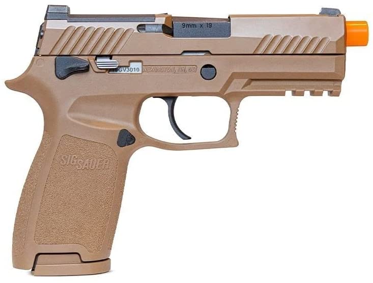 Laser Ammo Sig M18 Recoil Enabled Laser Training Pistol, Green Gas Powered, with Infrared SureStrike™ cartridge (Class I, 3.5mW) - Middletown Outdoors